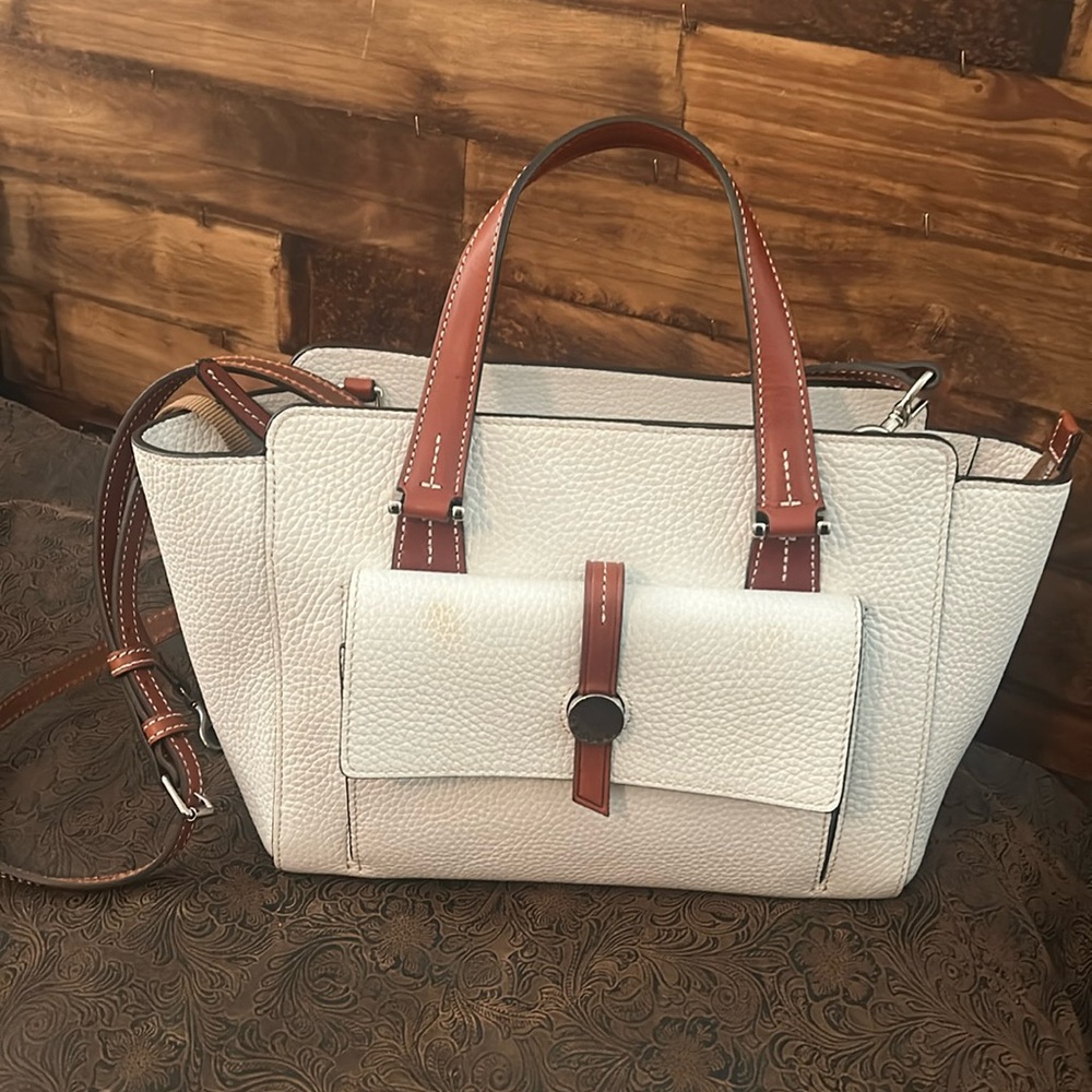 Dooney & Bourke Cambridge large Shopper Tote Leather bag VTG -New